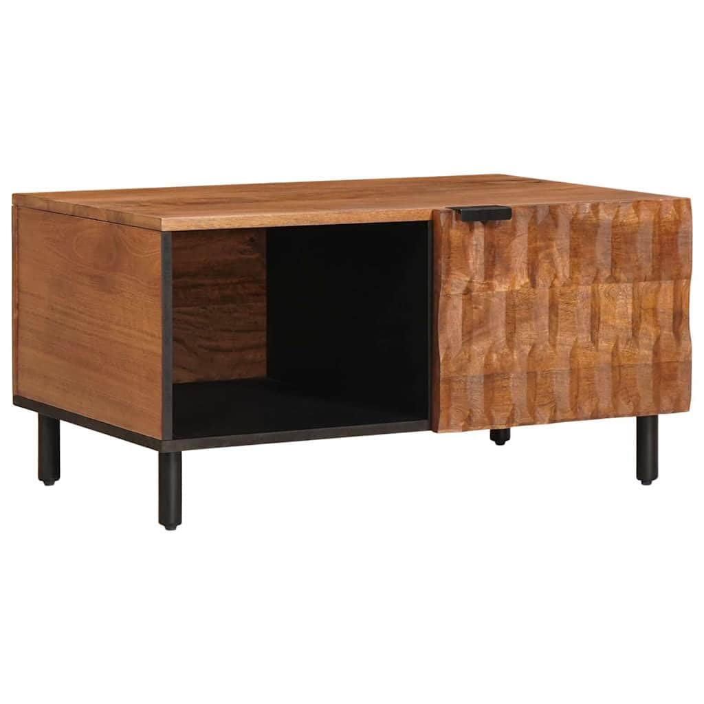 Table basse bois de mangue meuble salon design pour moments chaleureux