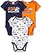 NFL Denver Broncos Baby-Boy 3 Pack Short Sleeve Variety Bodysuit, Team Color, 0-3 Months