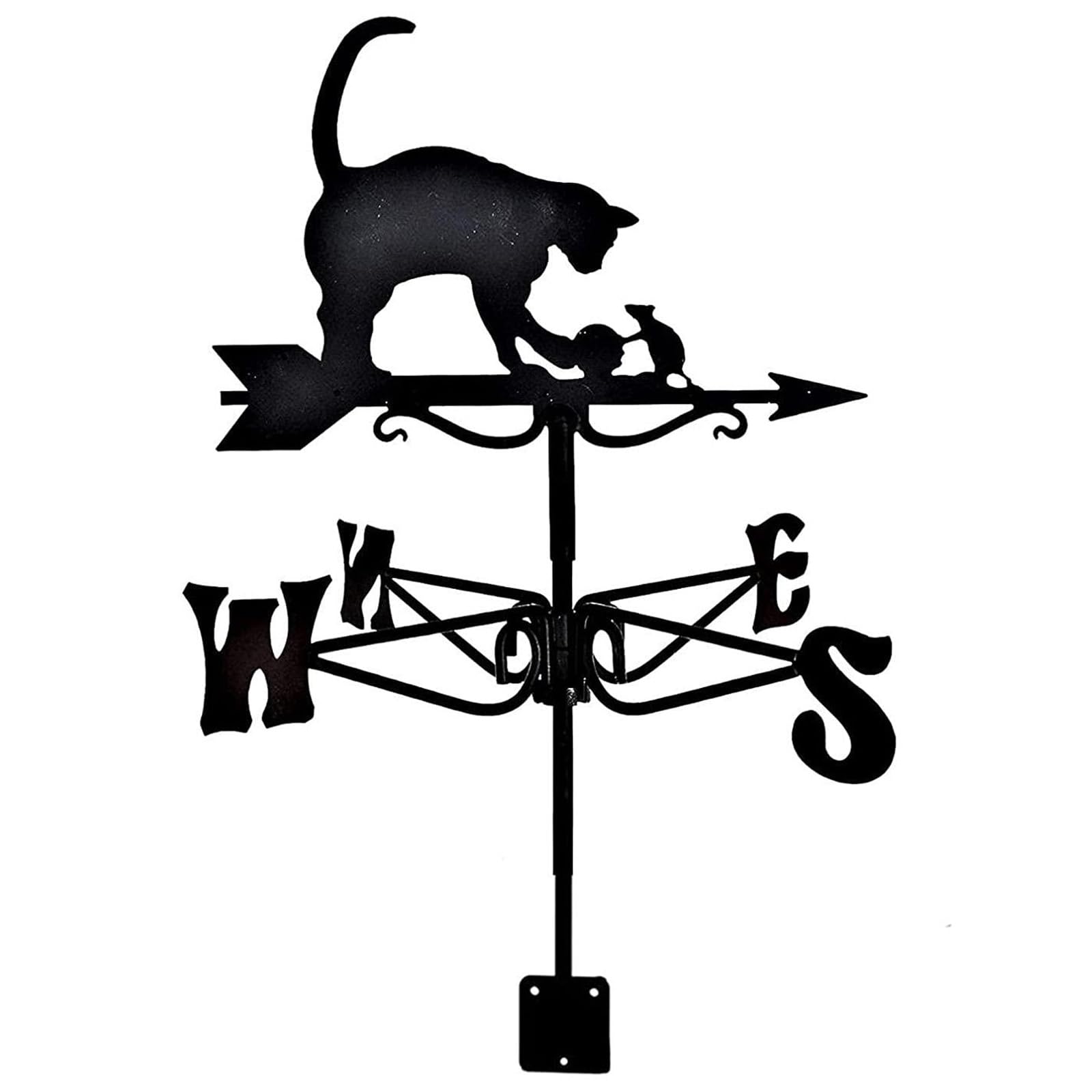 TAXXII Garden Decoration Metal Wind Vane - Art Decor Weathervanes Direction Indicator For Outdoor Use