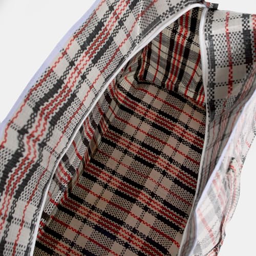 OHS Reusable Laundry Large Bag Grey Check - Image 2