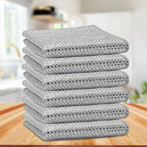 zinqui Multipurpose Wire Dishwashing Rags, Non-Scratch Wire Dishcloth, Stainless Steel Scrubber, Machine Washable (10) (B0D94RZ6QV) Amazon Price History, Amazon Price Tracker