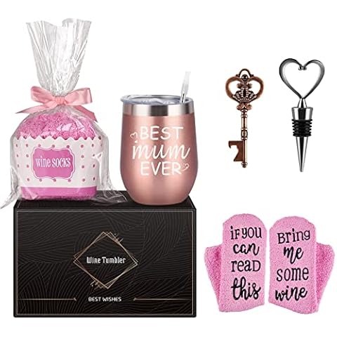 Livole Mothers Day Wine Tumbler Gift Set Cover