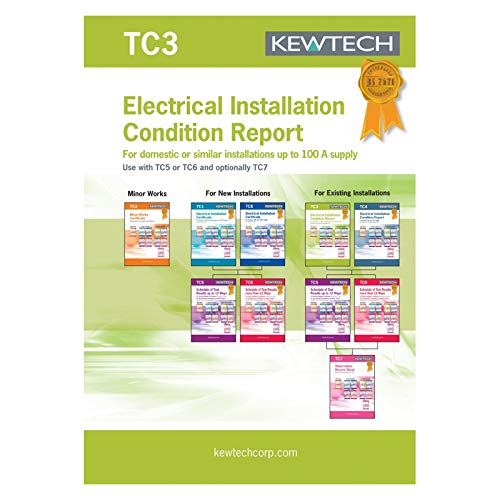 Kewtech TC3 Electrical Installation Condition Report - New 18th Edition