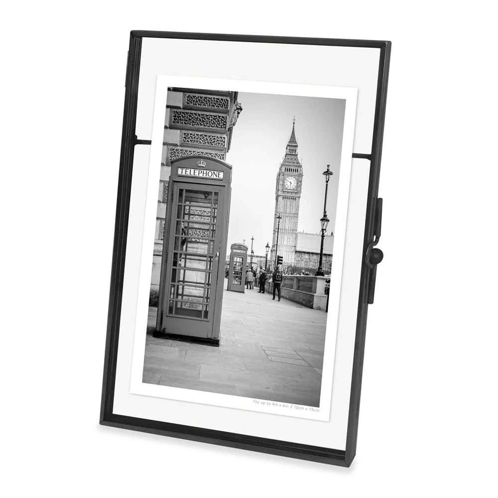 Cadre photo flottant en verre anti poussière pour protéger vos herbiers et dessins