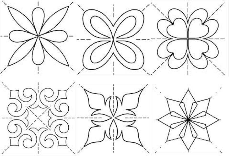 Amazon.com: Full Line Stencil - Score of Four Motif Stencil, Continuous Line Template for Free Motion Quilting, Domestic Machine Quilting, Hand Quilting, Long-Arm Quilting (30692) amazon-com-full-line-stencil-score-of-four-motif-stencil-continuous-line-template-for-free-motion-quilting-domestic-machine-quilting-hand-quilting-long-arm-quilting-30692