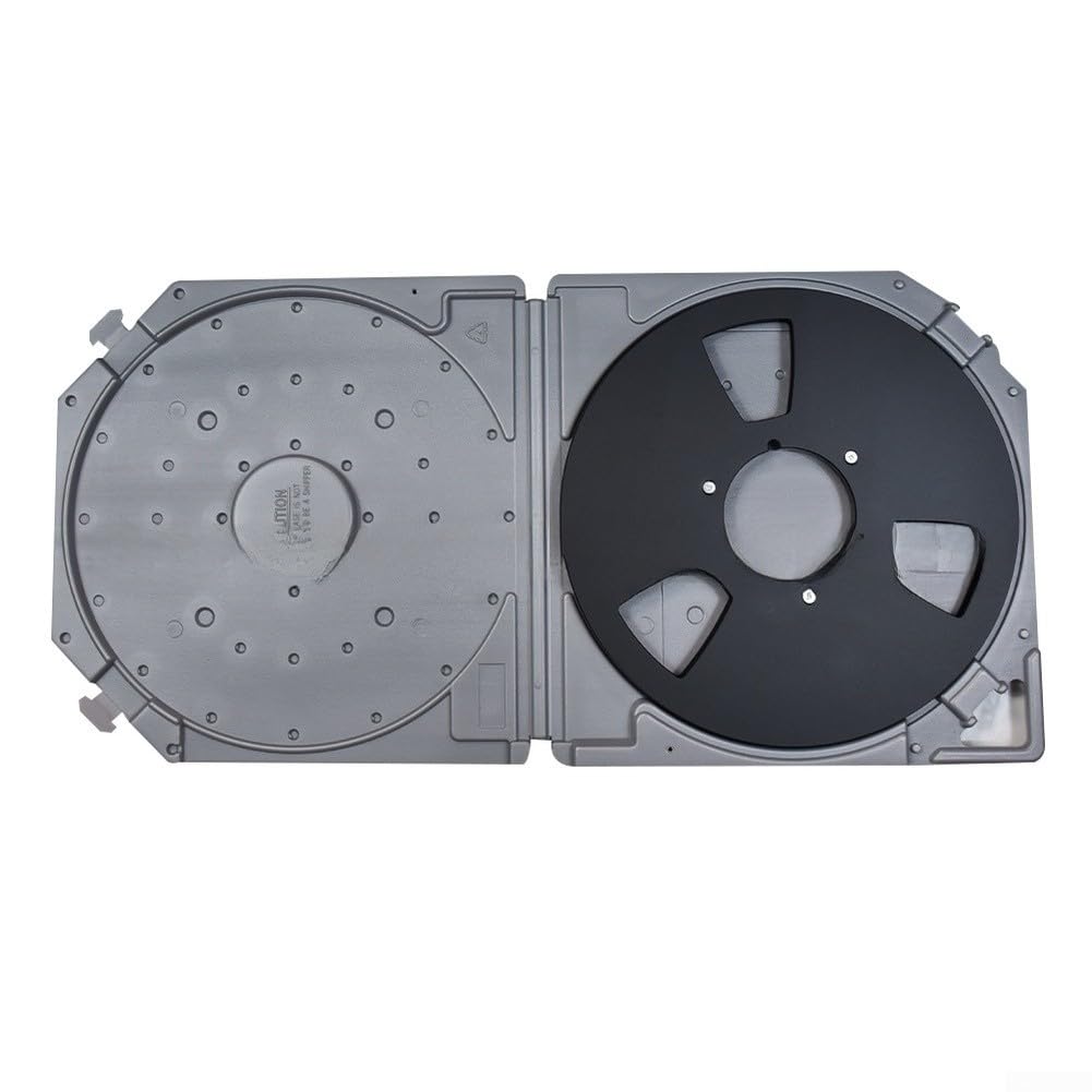 Caja de almacenamiento de cinta de carrete a carrete, caja de casete para cinta de audio, contenedor de almacenamiento de carrete de cinta magnética, caja de almacenamiento de grabadora de cinta