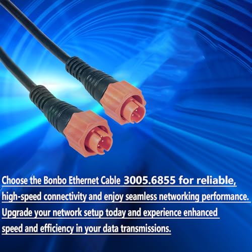 Cable Ethernet cruzado 6 ft para Lowrance Bonbo 3005.6855 miniatura 3