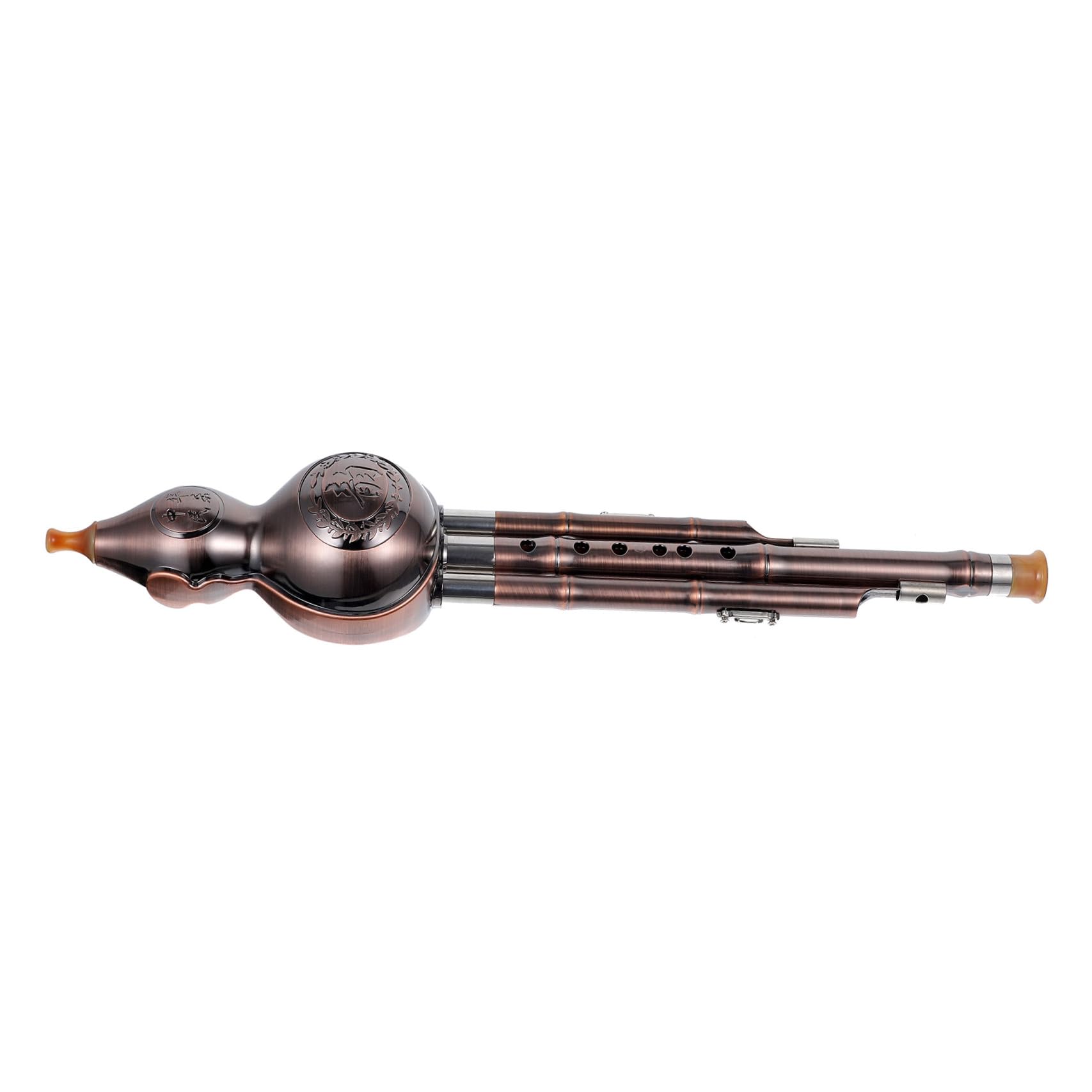 ABOOFAN Flauta de Cucurbitácea Tradicional China para Principiantes en Tono C, Material Pp Seguro, Diseño Estilo Chino Estuche Protector, Instrumento Musical Étnico para Varios estilos