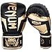 VENUM Elite Guantes de Boxeo, Unisex Adulto, Negro/Dorado, 10 oz