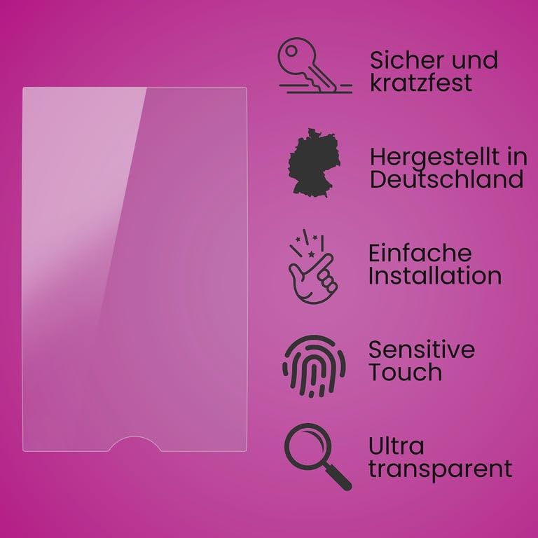 atFoliX Plastic Glass Protective Film compatible with Sigma Rox 12.0 Glass Protector, 9H Hybrid-Glass FX Screen Protector