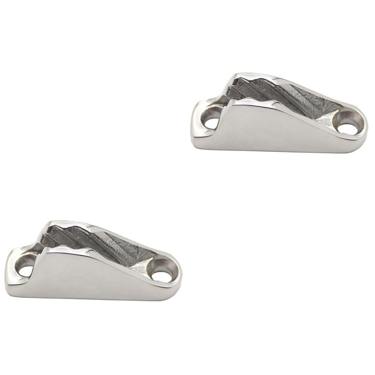OSALADI 2pcs Boat Deck Hardware mini buffer Boat Cleats Chocks boat Rope Cleat sailboat Hardware metal clip board Sailing Hardware sailboat rope clipper sailboat buffer Lace up Accessories
