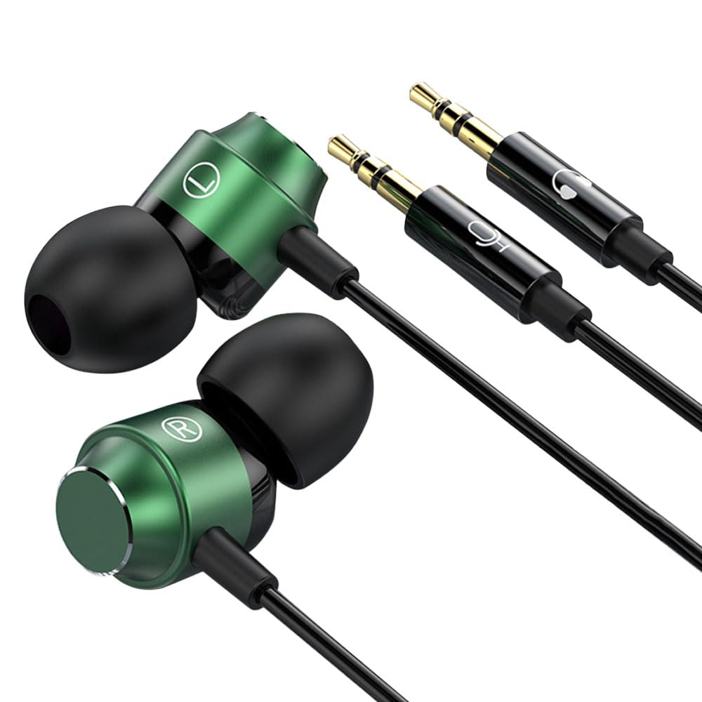 Amazon.co.jp: イヤホン 有線 マイク付き カナル型 3m 3.5mmデュアル 