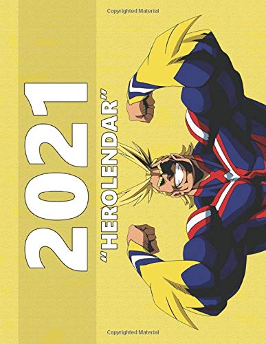 Herolendar: Monthly Colorful Anime Calendar, Pictures, Quotes, Boku No Hero Academia, 8.5' x 11', Th Herolendar: Monthly Colorful Anime Calendar, Pictures, Quotes, Boku No Hero Academia, 8.5' x 11', Th