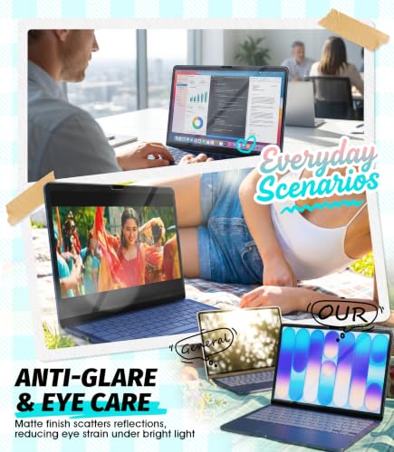 Image of (3 in 1) Orzero Screen Protector Compatible for MacBook Neo 13-inch, 2 Pack 9H Matte Tempered Glass Screen Protector with 1 Pack Soft PET Trackpad Protector Anti-Glare Anti-Fingerprint [EZ Install] Anti-Scratch Bubble-Free