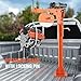 VEVOR Electric Pickup Truck Crane, 1100 lbs Capacity, 360° Swivel, Truck Jib Crane Hoist with Three Boom Capacities of 275 lbs, 550 lbs & 1100 lbs, for Lifting Goods in Construction, Forestry, Factory