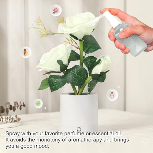 Image of Rose Night Light Gifts for Womens, Christmas Day Gifts for Mom Women Wife Friends Her Christmas Anniversary Birthday Gift, Perfect Ideal for Bedroom Ambiance Coffee Shop