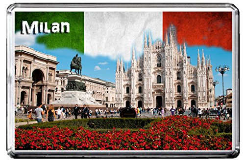 C018 MILAN AIMANT POUR LE FRIGO ITALY TRAVEL REFRIGERATOR MAGNET