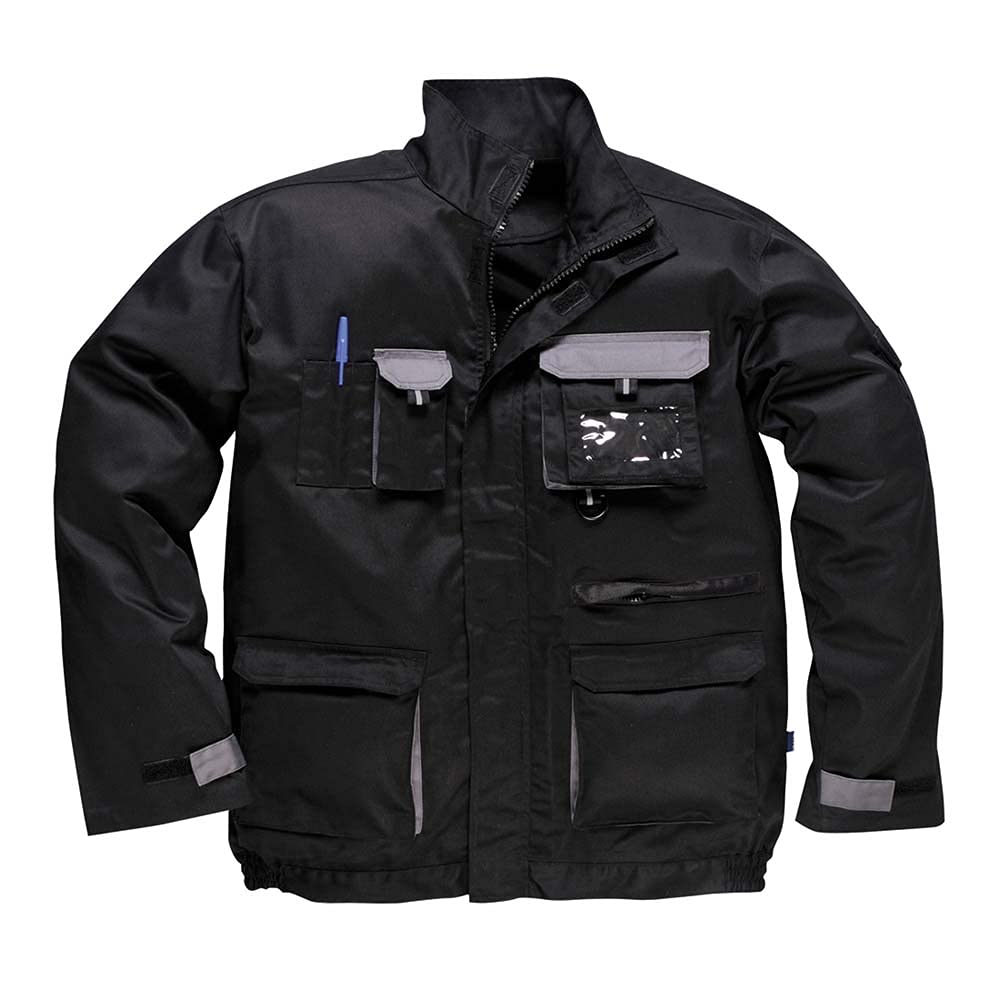 Portwest Texo Contrast Jacket Texo Contrast Jacket Size L, Colour Black