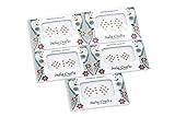 India Crafts(TM) 84+84 Bindi Dots Bindi Stickers Diamond,Gold Beads Surrounded Dots Bindi Pack