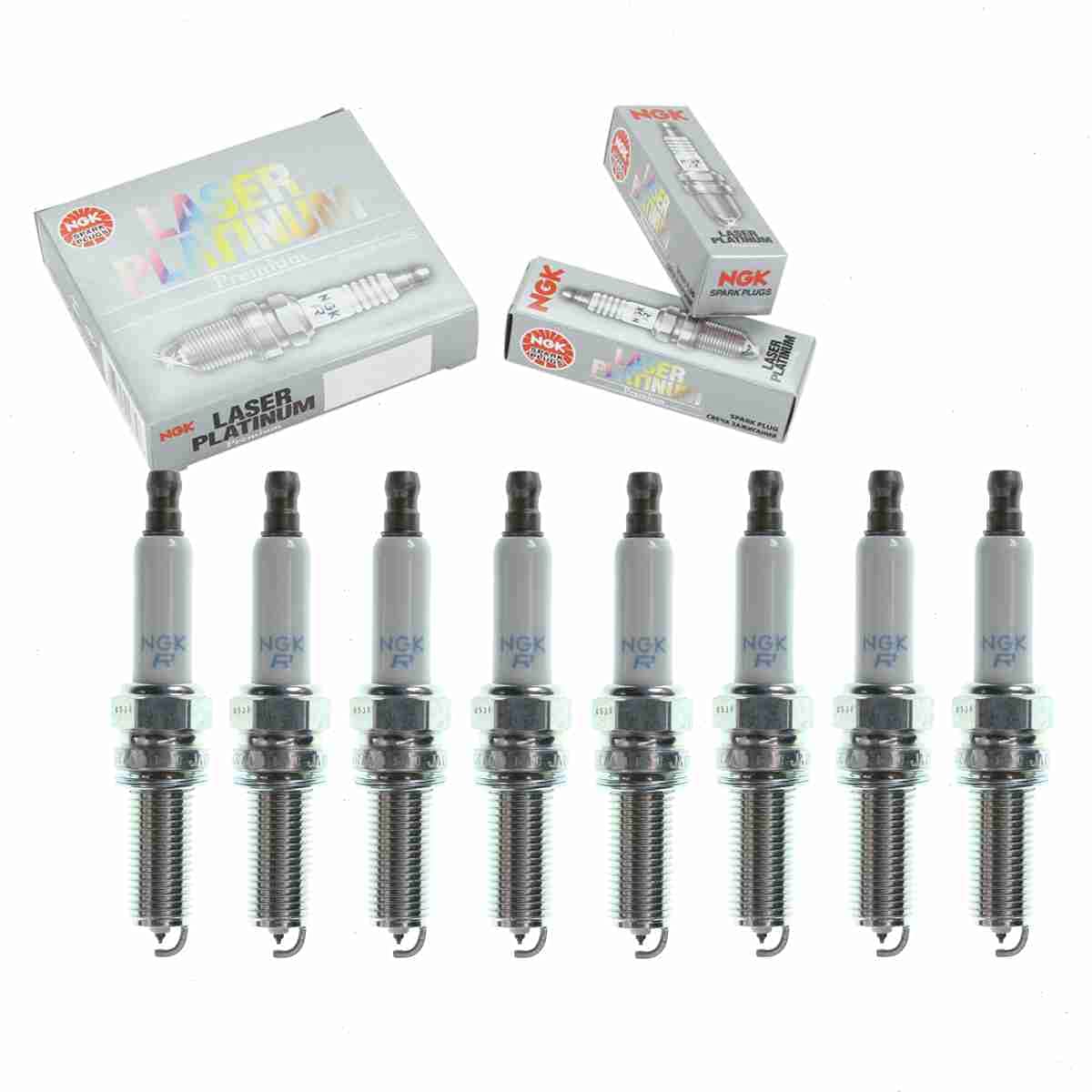 NGK Laser Platinum Spark Plugs (8 pc)