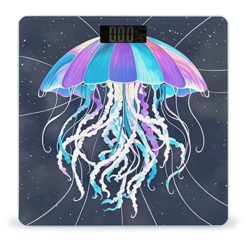 Balanza Digital de Baño Patrón Medusa con Plataforma Ancha miniatura 1