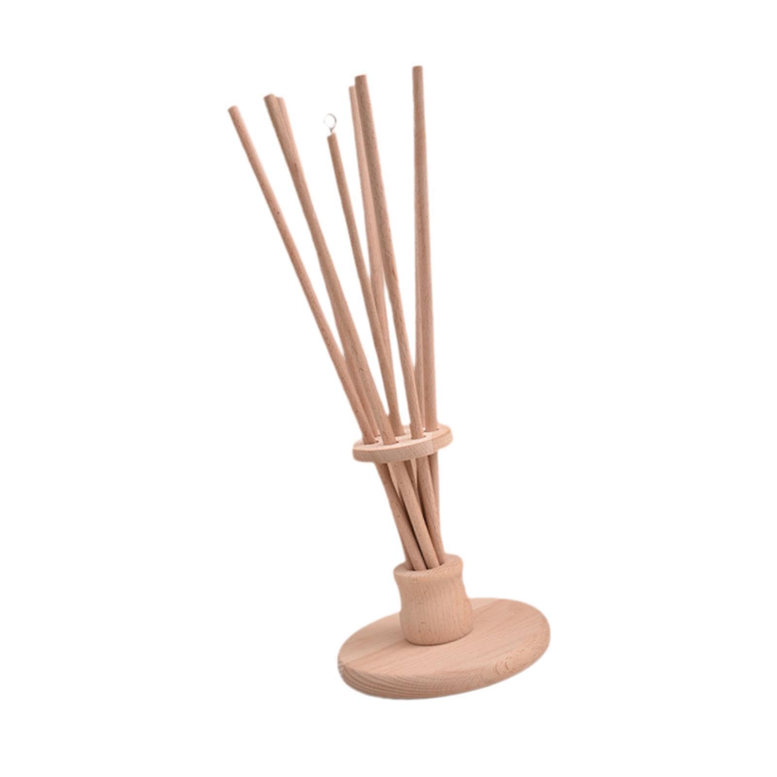 Zambuph Bottle Drying Rack Supporting Reusable Wooden Ensures Practical Storage Utility With Strong Base Apart And Put Into Kitchen Drawers While Dryer Rack