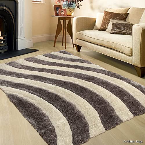 Image of Modern Quality Carpet /Trending Design Hand Woven Fluffy Rug /Mats for Bedroom /Dinning Hall /Living Room 2-inch Thick [Size 3x5 feet]