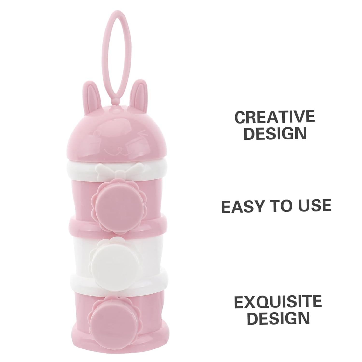 Milk Powder Case Portable Food Storage Box with Capacity for Go Formula Preparation Simple Design for Easy Use