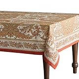 Maison d' Hermine Kashmir Paisley 100% Cotton Tablecloth for Kitchen Dinning Tabletop Decoration...