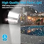 OSTEK Rotatable LED Wall Pack Light 120W Adjustable Security Lighting 5000K - Image 2