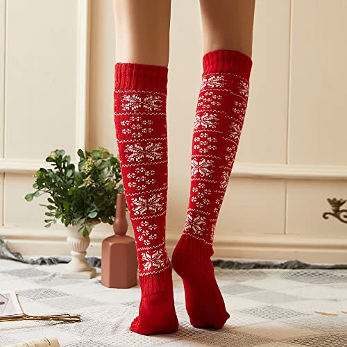 Image of Pcavin Thigh High Socks for Women, Long Cable Knit Over Knee Boot Stockings | Extra Long Fit, Cable Knit Texture, Warm Thick Knit, Winter Boot Socks, Cozy Leg Warmers, Sweater Sock Style
