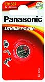 Panasonic CR1632 Lithium Button Cell Battery