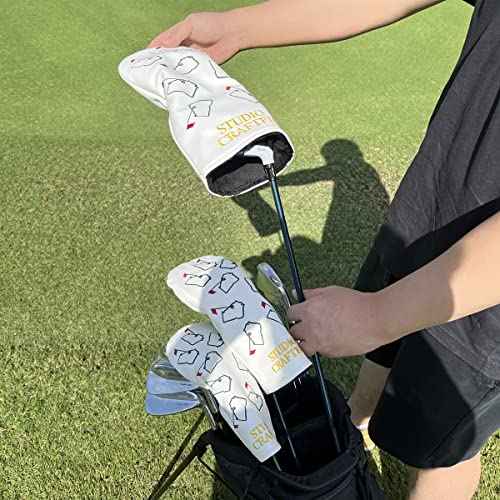 Studio Crafted Augusta Georgia Golf Driver Fairway Woods Hybrid Headcover Whte (Hybrid Cover) #TOP4