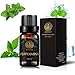 Aromaterapeutyczny olejek miętowy (0,33oz-10ml), 100% czyste olejki zapachowe mięty pieprzowej do dyfuzora, nawilżacza, masażu, aromaterapii, pielęgnacji skóry i włosów