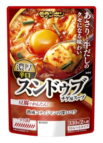 モランボン スンドゥブチゲ用スープ 濃厚辛口 330gのサムネイル