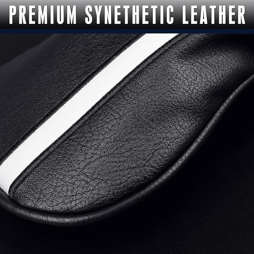 CHAMPKEY Premium Golf Head Covers for Woods & Driver - Advanced Polyurethane Synthetic Leather - Available as Single or Full Set - Image 4