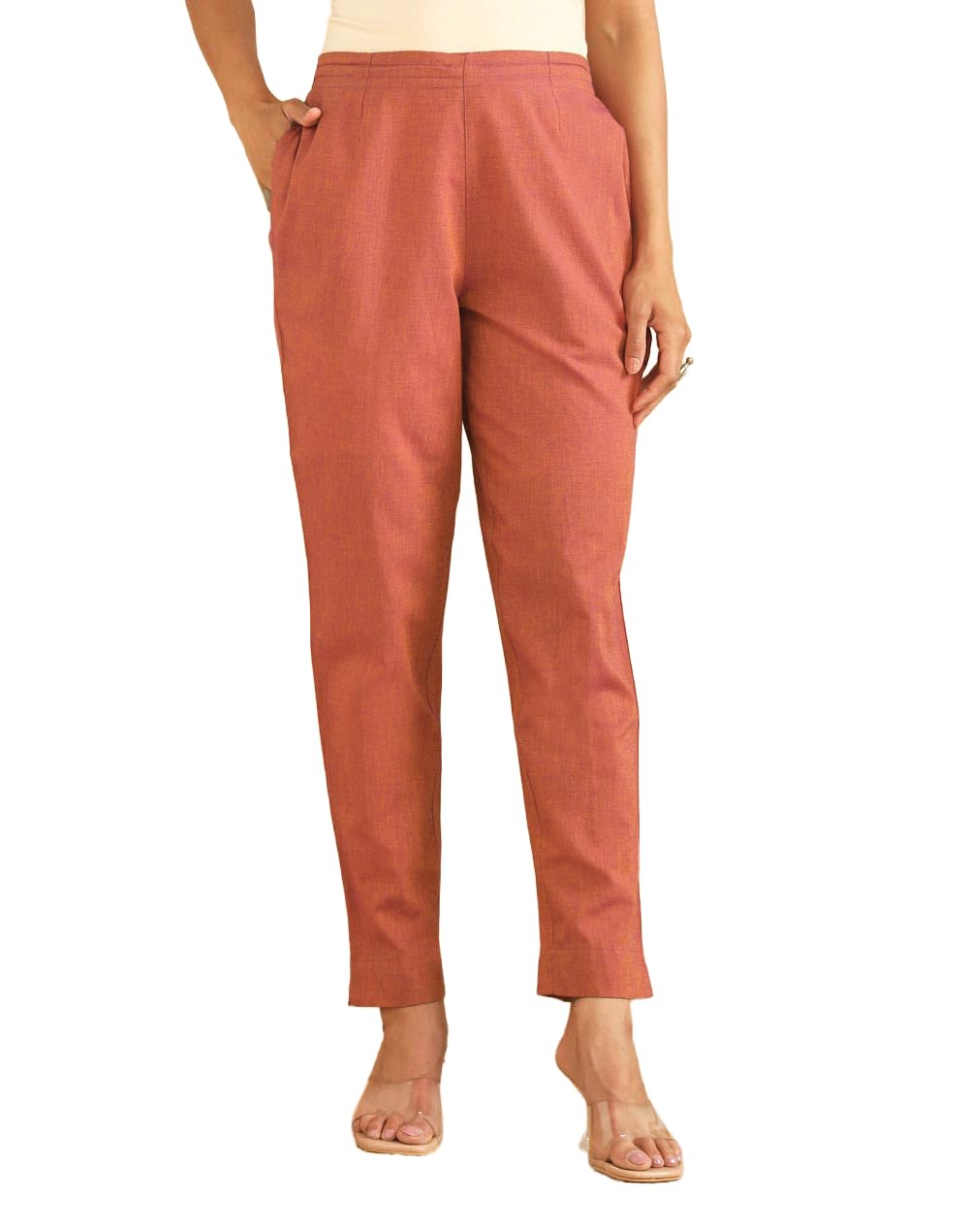 Maroon Cotton Ethnic Pant-image-39