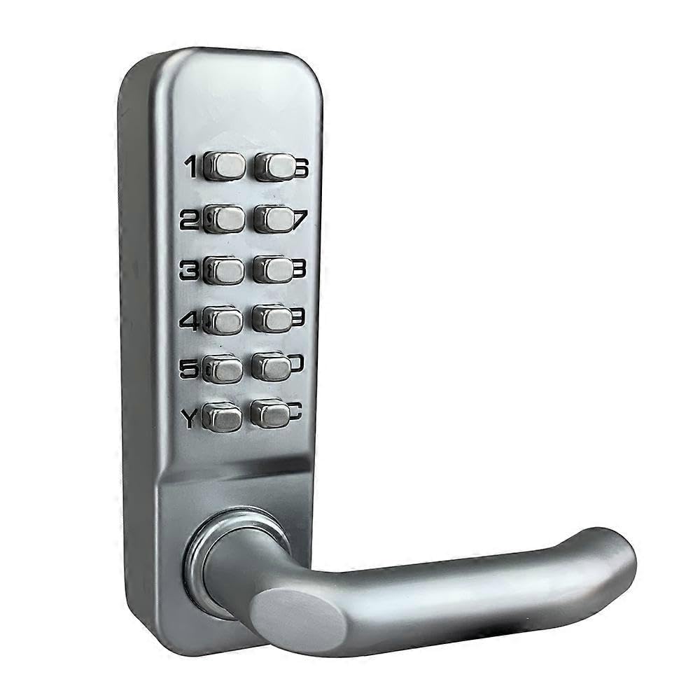 Mechanical Combination Digital Password Door Lock Security Keyless Entry No Power Push Button Keypad Code Lock Waterproof