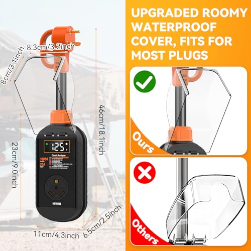 Hotrose RVSP Rv Surge Protector 30 Amp thumb #6
