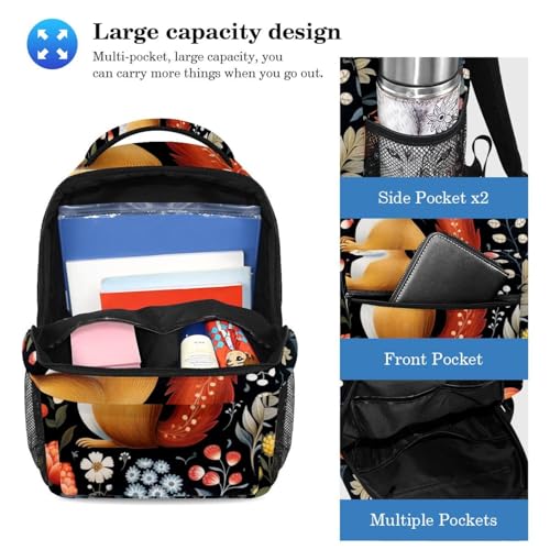 Sac à dos écureuil polyvalent pour les sorties d'école et les sorties nature - 3