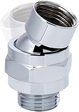 Brass Chrome Ball Joint Shower Arm Head Angle Adjustable Swivel Adapter