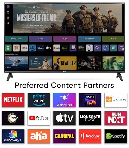 Image of LG 80 cm (32 inches) HD Ready Smart LED TV 32LQ576BPSA (Ceramic Black)