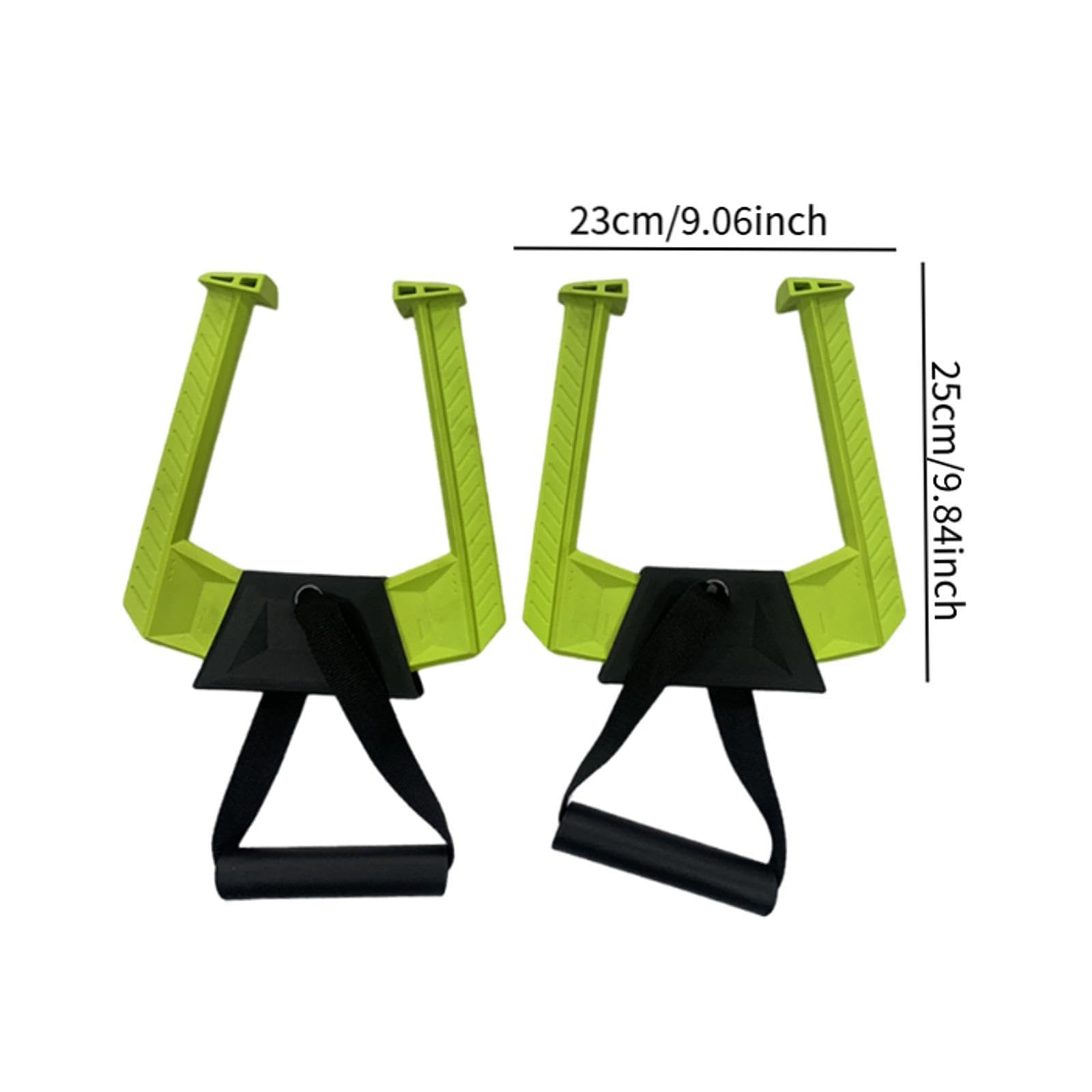 Barra de Portátil de 2 Piezas para Puerta con Mango Ergonómico, Agarre Antideslizante, Accesorio Multifuncional Profesional de Doble Mango.