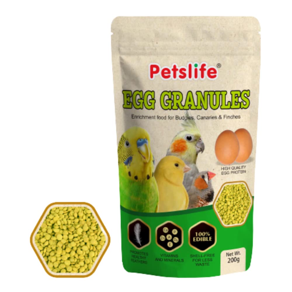 PETSLIFE Egg Granules for Finches- Budgies - Canaries - 200g (B09VZDGC7B) Amazon Price History, Amazon Price Tracker