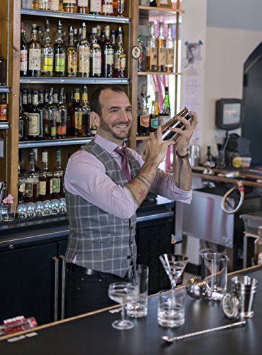 Crafthouse By Fortessa Professional Metal Barware/Bar Tools By Charles Joly, 11" Two-Piece Footed Polished Stainless Steel Boston Cocktail Shaker #TOP3