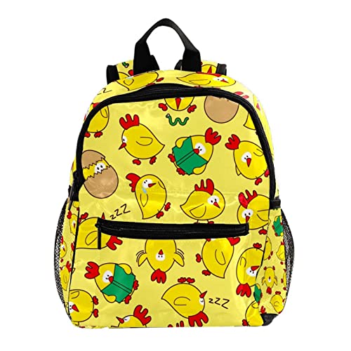 Sac à dos pour garçons et filles motif poulet 30.5 cm idéal pour l école maternelle