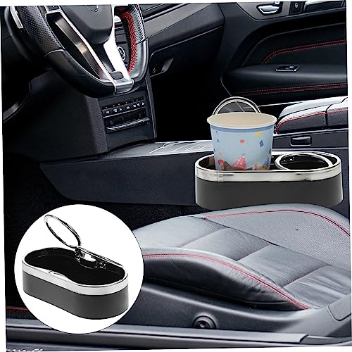 Portavasos doble para coche SUPVOX, plástico, negro miniatura 4