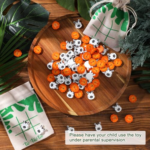 Sotiff 24 sets juego Tic Tac Toe Safari Animal Jungle miniatura 4