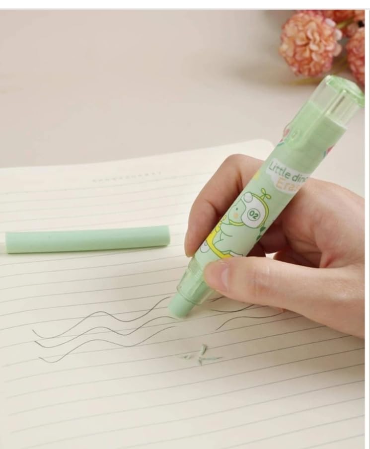 Lichie Pen Erasers – Retractable Eraser, Novelty Eraser Pen Shaped, Press Mechanical Rubbers with 2 Pcs Refill Erasers for Kids Students, Stationery Gift for Kids, Return Gift for Kids (Green) (B0CLPGTHWH) Amazon Price History, Amazon Price Tracker