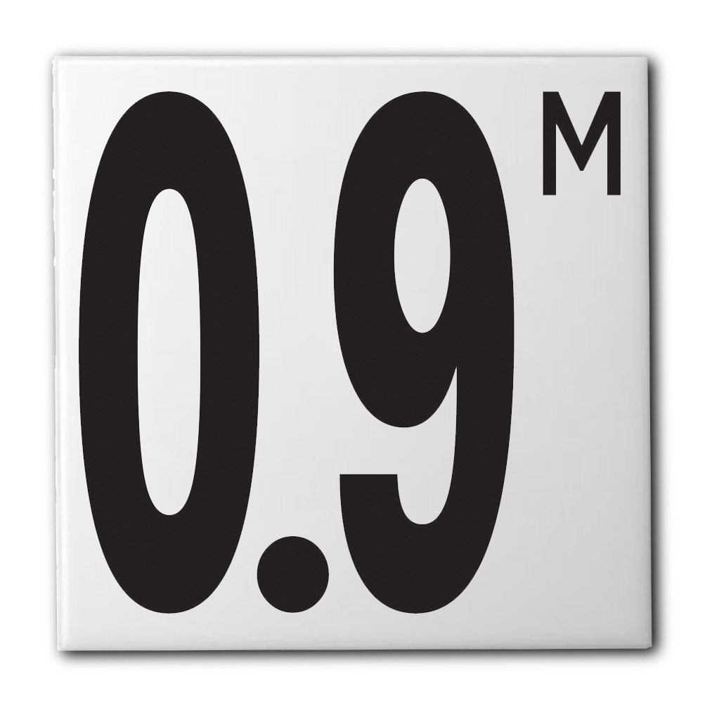 Ceramic Swimming Pool Waterline Depth Marker 